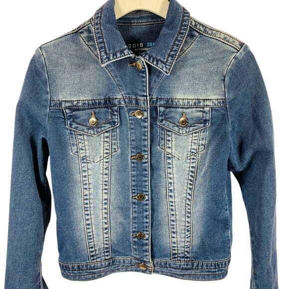 washed denim jean jacket size small PARASUCO - Picture 8 of 12